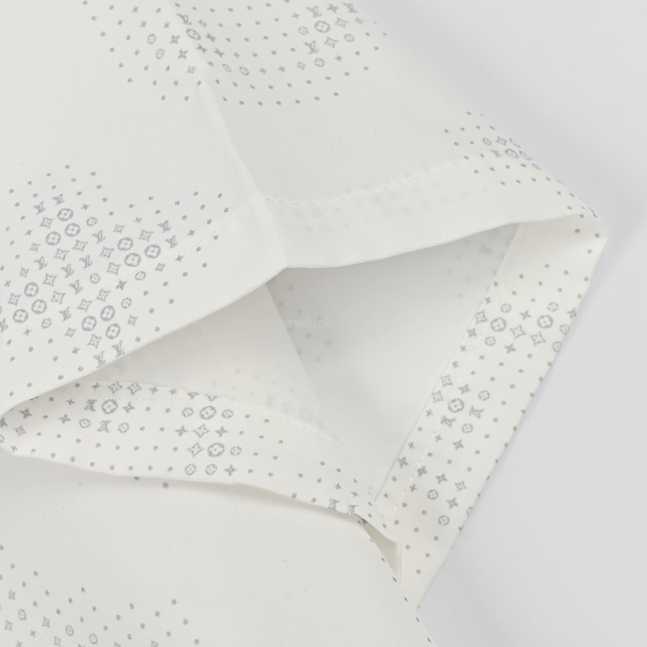 Louis Vuitton 24ss Old Flower Small Logo Short Sleeved Shirt (9) - www.newkick.vip